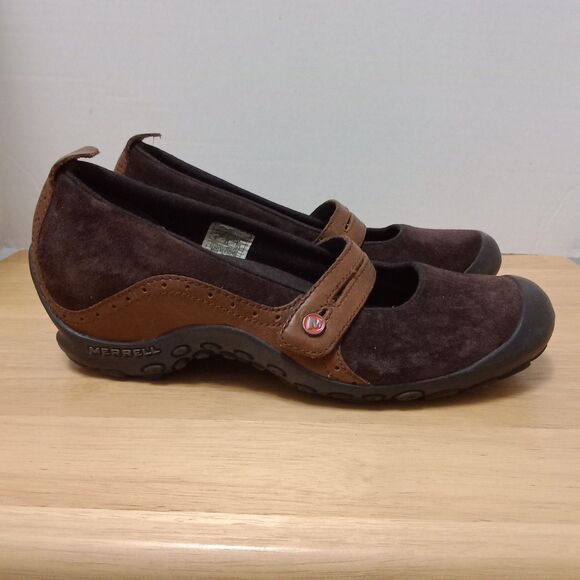 Women's Merrell Plaza Bandeau Mary Jane Expresso Brown Comfort Shoe Size 8 - Picture 10 of 12